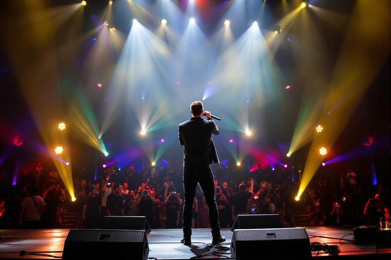 某歌手演唱会现场突然晕倒，粉丝惊呼，主办方紧急停演